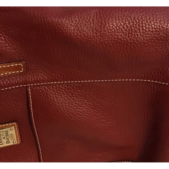 Dooney and Bourke Small Lexington Shopper EUC Beautiful Red - Picture 12 of 12